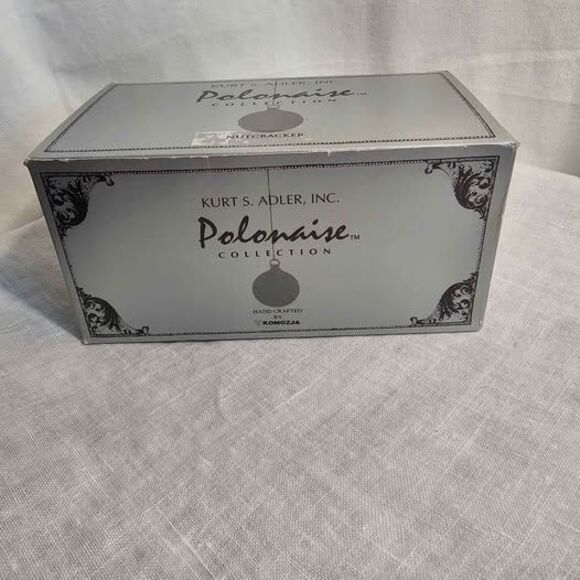 Kurt Adler Vintage Nutcracker Christmas Ornament Hand Blown Glass w original box - Picture 7 of 7